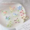 40Pcs Resin Mixed Rose Nail Art Charms Colorful Nail Art Decoration Mini Nail Charms Nail  Accessories