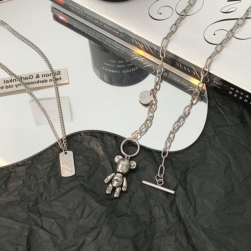 Temperament cold wind double-layer niche sweater chain autumn and winter design sense high-grade necklace sweater chain women's tide