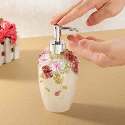 Portable Refillable Liquid Lotion Dispenser Shampoo Container Leakproof Hand Lotion Pump Bottle Resin Dispensing Bottles