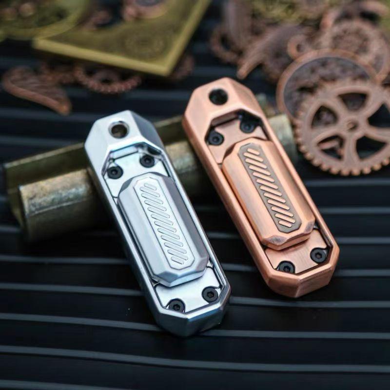 Mechanical Slider Magnetic Push Card Pushing Plate Haptic Coin EDC Metal Stress Reducing Toys Antistresse Relieving Anxiety