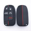 Silikon Auto Fernbedienung Schlüsselhülle Für Dodge Ram Charger Journey Durango Für Jeep Grand Cherokee Chrysler Keyless Schlüsselanhänger Hülle