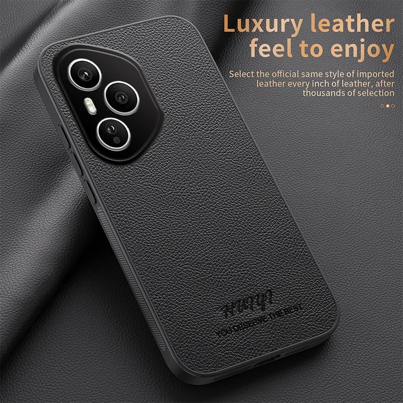 Luxury Business Leather Soft Frame Magnetic Cover For Honor 400 Pro Honor400Pro 5G Phone Cases Capa