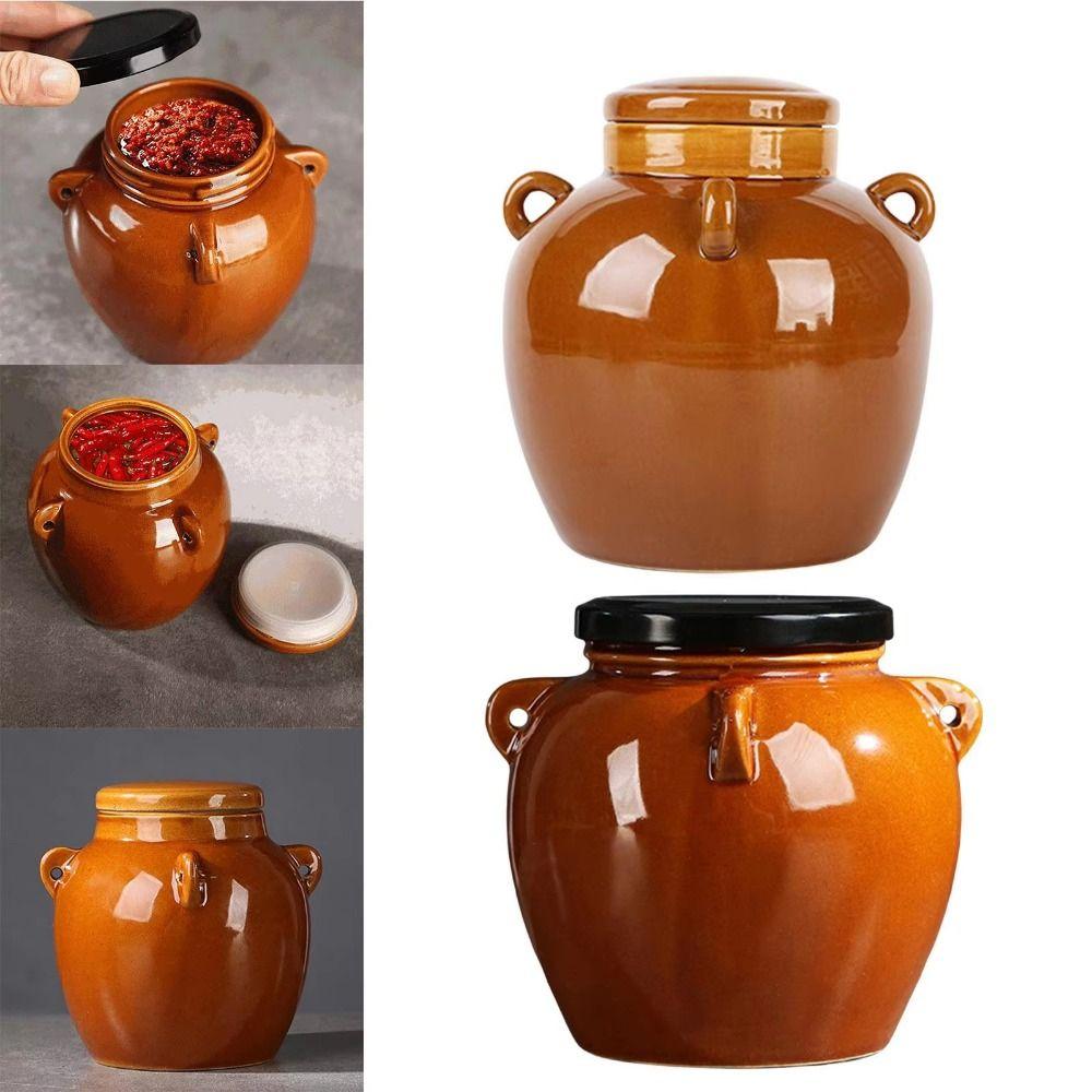 Sealed Kimchi Pickling Pot Large Capacity Fermenting Canister High-quality Sauerkraut Crock  Hotel