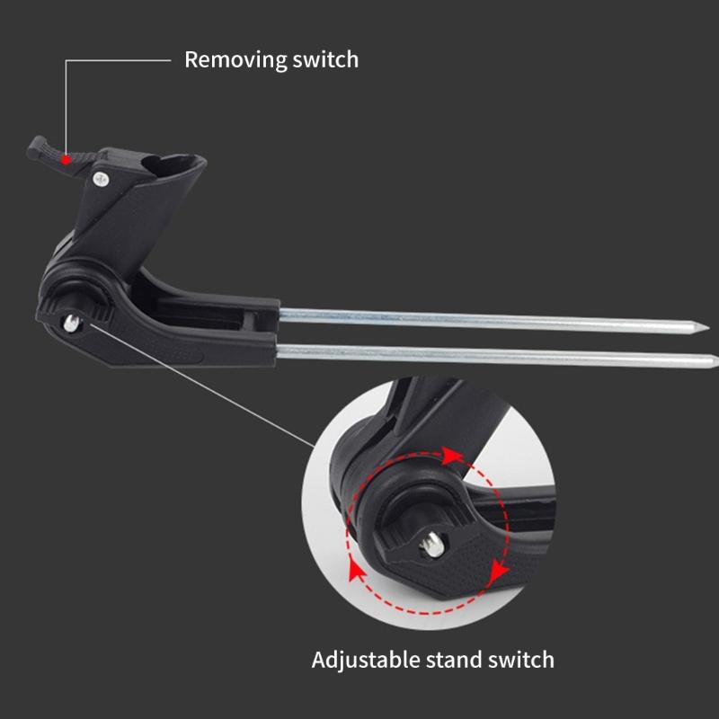 Heavy Type Stainless Steel Fishing Rod Ground Spikes Anchors for Secure Outdoor Angling Support In Lake River