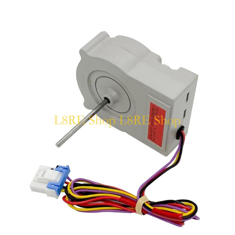 L8RE High Performances Fridge Cooling Fan Motor Low Noise Operation Optimized Airflows Distribution Suitable for EAU63923601