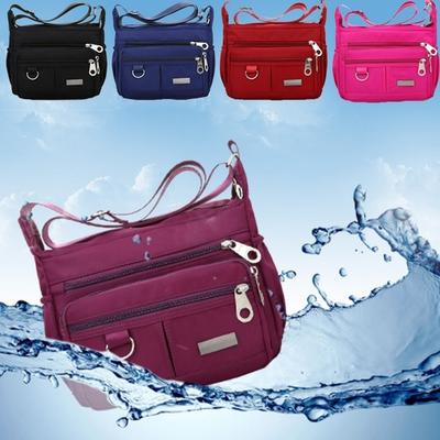 Borsa a tracolla casual impermeabile con cerniera moda donna Borse multitasche a tracolla