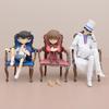 12-15cm Detective Conan Anime Figure Model Conan Haibara Ai Kuroba Kaito Gk Statue Desktop Decoration Collection Ornament Toy