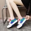 Fashionable women's shoes spring style student breathable mandarin duck color-blocking casual white shoes light and fashionable women's shoes