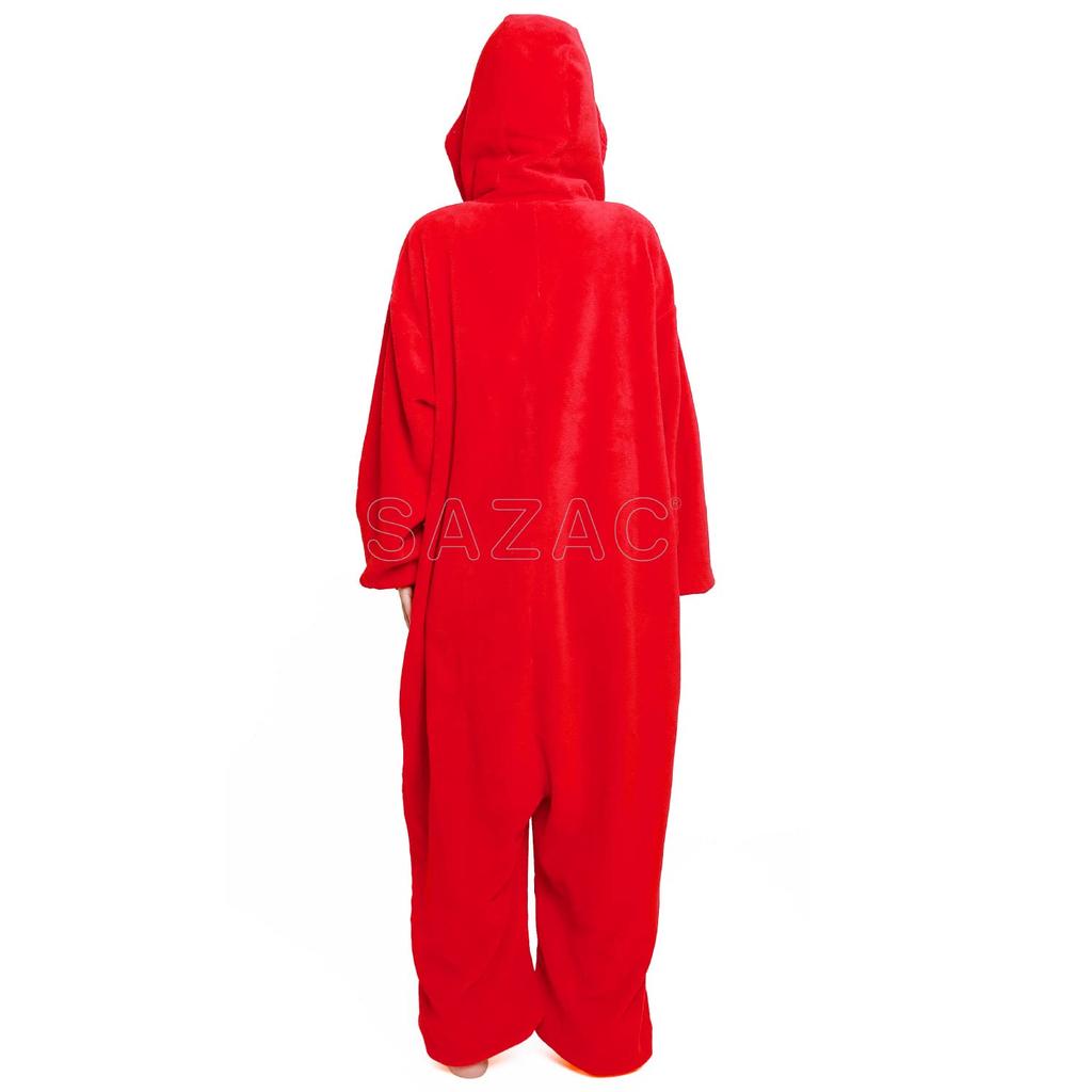 SAZAC Elmo Fleece Kigurumi KOS-071, One Size Fits All (Adult)