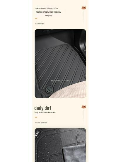 Kompatible Fußmatten für Wuling Hongguang Mini Dritte und Vierte Generation Macaron, Version für vier Türen