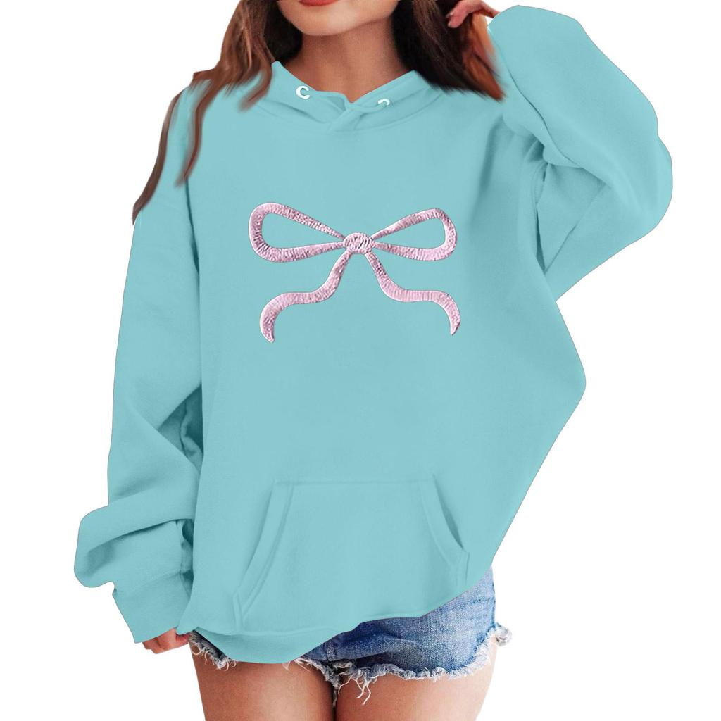 Sweatshirts For Teen Girls Hoodies Long Sleeve Drawstring Pullover Cute Oversized Hoodie