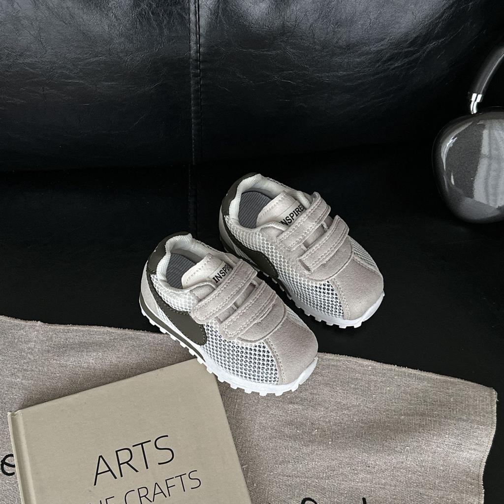 2025 Summer New Baby Functional Shoes 1-3 Toddler Shoes Mesh Breathable Girls Forrest Gump Shoes Boys Net Shoes