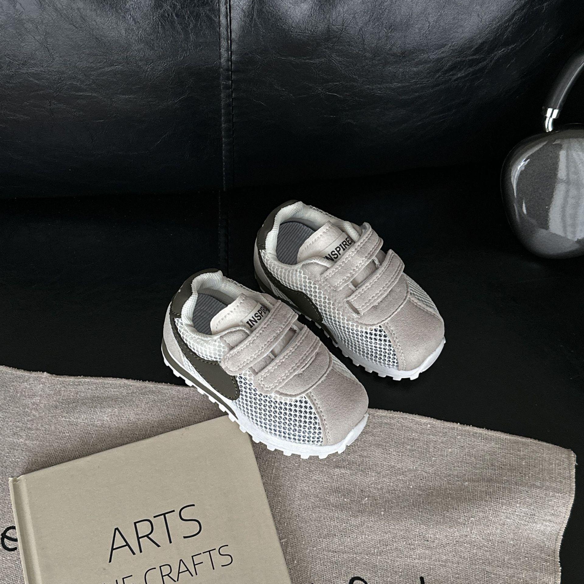 

2025 summer new baby functional shoes 1-3 toddler shoes mesh breathable girls Forrest Gump shoes boys net shoes 15