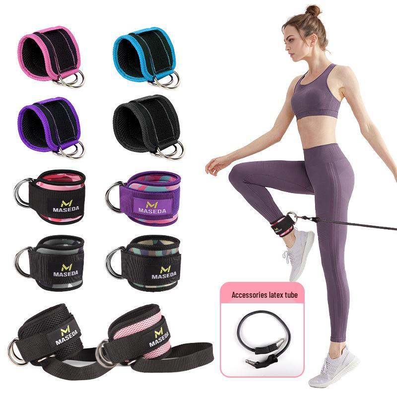 Taekwondo D-Ring Ankle Straps for Fitness, Weightlifting, and Yoga