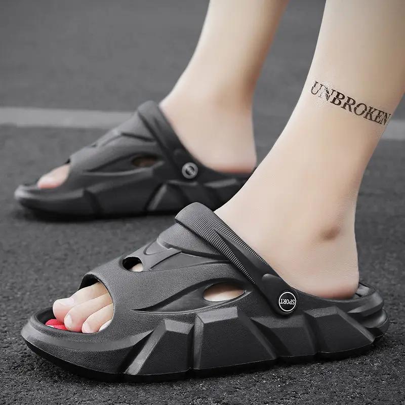 Fashion Soft Male Slipper Eva Sabot Beach Men's Shoe Slides High Quality Fashion Designer Luxury Mascullino Cheap Shoes Liquidation Fun