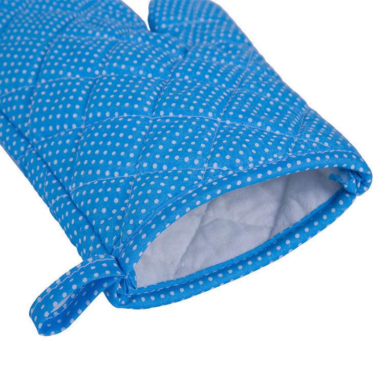 Heat-Resistant Anti-Scalding Kitchen Gloves - Thick Cotton Insulation for Baking
