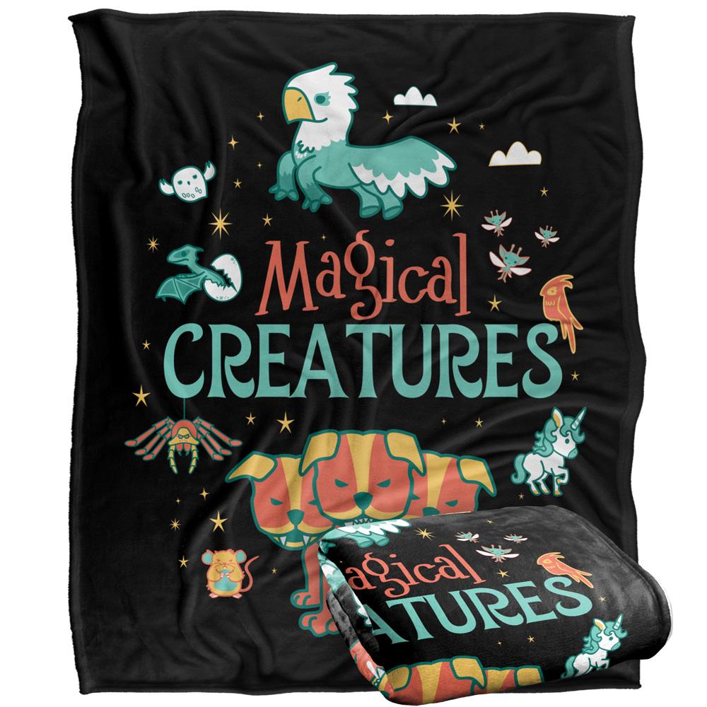 HARRY POTTER Magische Kreaturen Chibi Decke