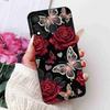 Fashion Butterfly For Itel A27 A27 Case Soft TPU Silicone Black Cover For Itel A27 ITEL P17 Luxury Flower Protective Casing Bags