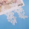 White Hollow Embroidery Flower Accessories Bridal Dress Children'S Princess Dress Hanfu Decorative Lace Clothing Accessories