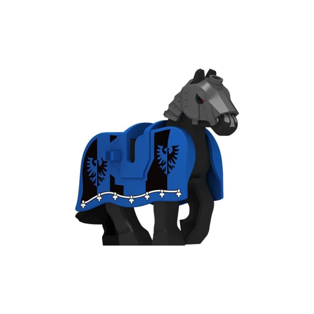 Military Building Blocks Solider Figures Mount War Horse Saddle Reins Adults Children Gifts Toys Animal Accessories Equipments