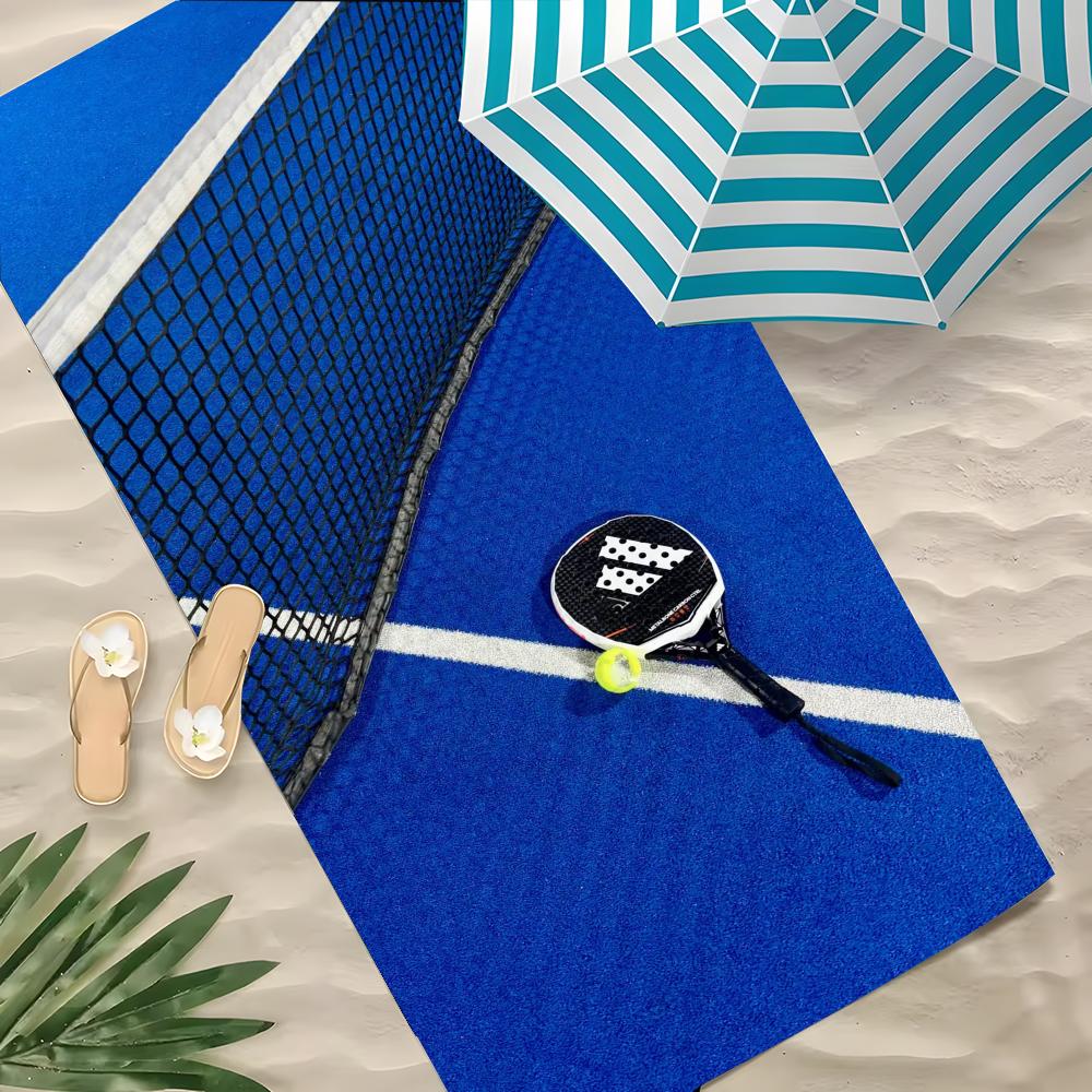 U-US Open Handtuch Polyester Strandhandtuch Schnelltrocknend Sandfrei Badetuch für Sommer Pool Reisen Urlaub
