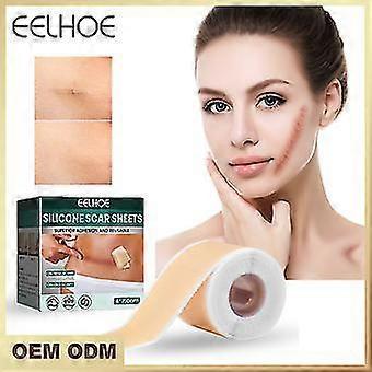 Silicone Scar Sheets - Extra Long Scar Sheets for C-Section, Tummy Tuck, Keloid, and Surgical Scars - Reusable Medical Grade Silicone Scar Sheets