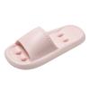 Pantoufles de Spa Ouvertes Unisexes pour Couple Salle de Bain Support de Voûte Plantaire Couleur Unie Chaussures Pantoufles Plates Pour Femmes