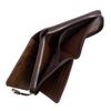 Men's Retro Chain Wallet with Lock Buckle, Multiple Card Slots, Coin Pocket, and Loose-Leaf Design