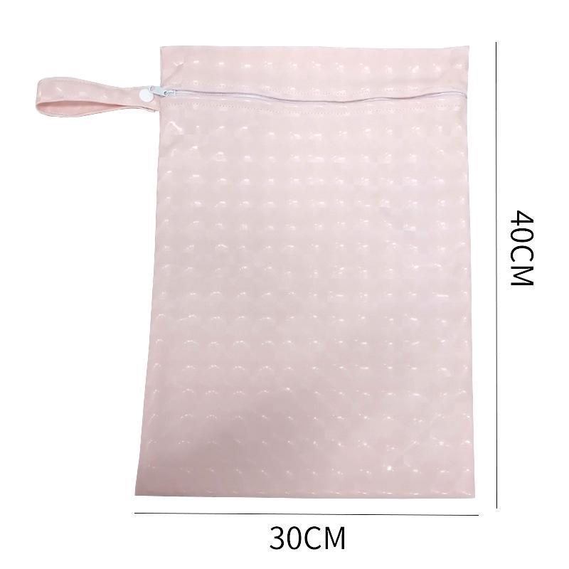 Recycled PU Travel Storage Bag with Separate Compartment for Clothing & Toiletries