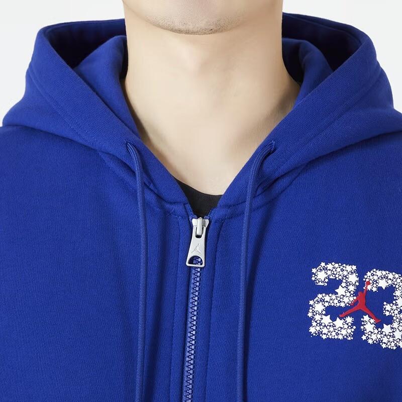 Jordan Jackets Men's Blue Hooded Moderate Other DR6424-455