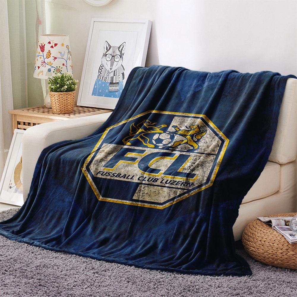FC Luzern FlAannel Blanket, High Quality Comfortable for All Seasons, Home Decor, Warmth and Comfort