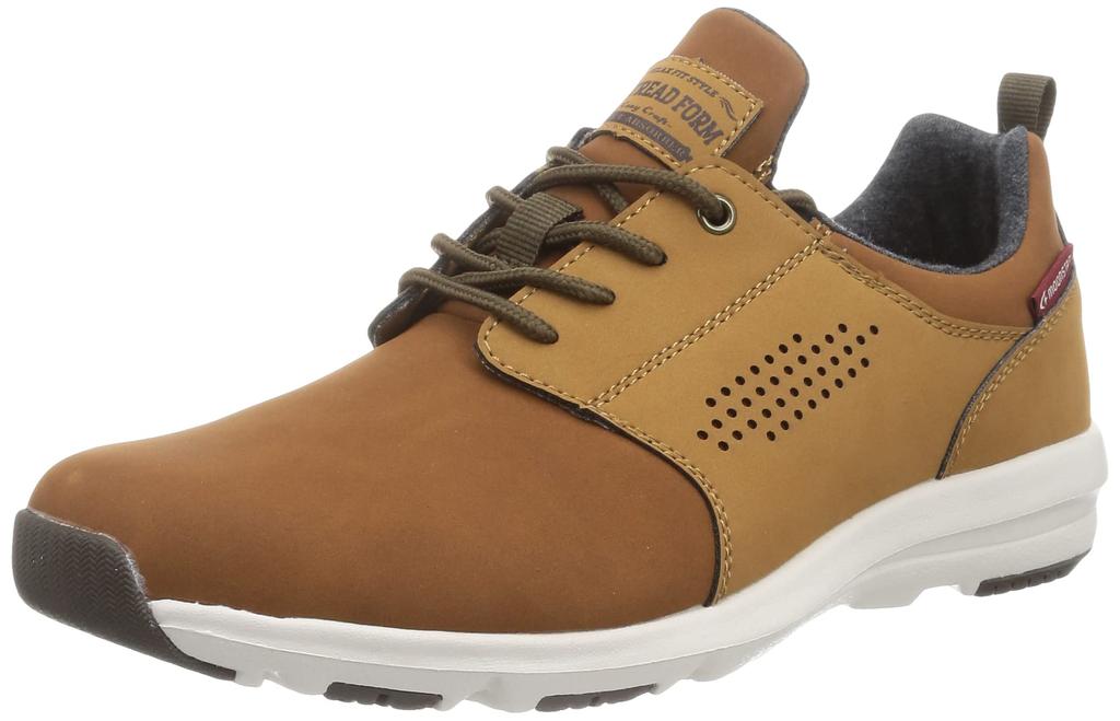 Moonstar SPLT AMM101 Lightweight Walking Size 4E Men's Sneakers, Camel, 26.5 Cm,