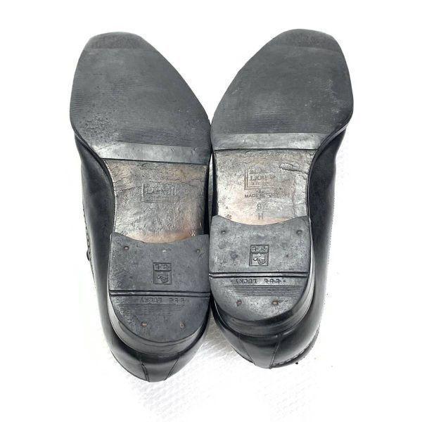 Vintage a testoni Wingtip Business Shoes Black 8.5H 27.0(USED)