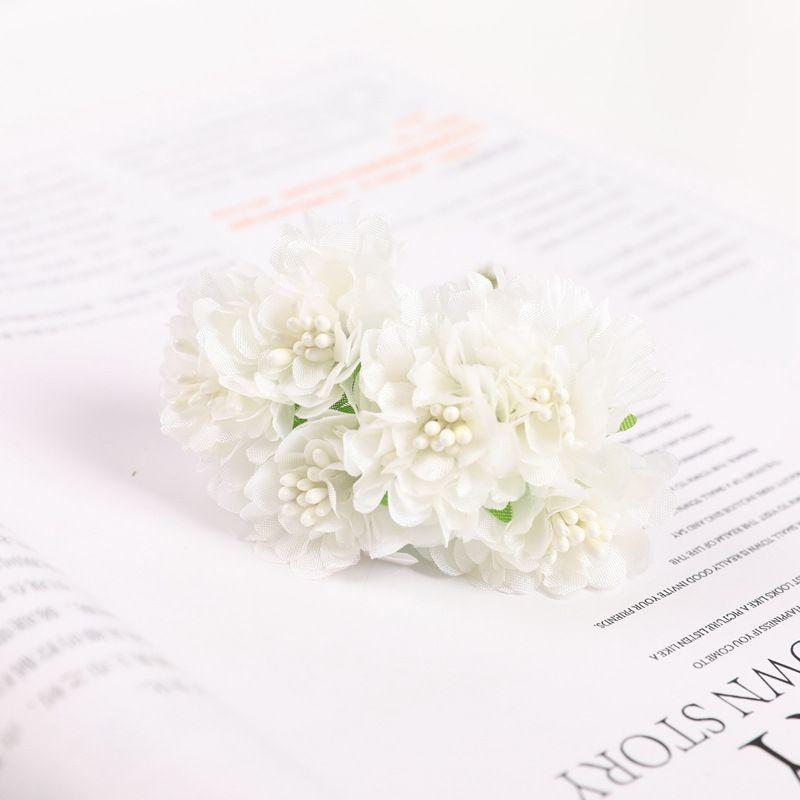 Mini Artificial Flowers Silk Carnation Bouquet Home Wedding Party Decor DIY Gift Wreath Decorations