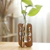 Good-Plant Reproductive Tube Hollow Solid Wood Plant Shelf Wooden Desk Table Home Decoration