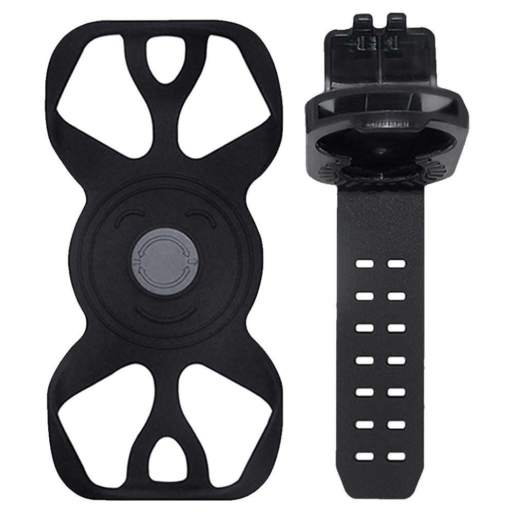 Silicone Bike Phone Mount Phone Stand Bracket Anti-Shake Bicycle Phone Clip Adjustable Bicycle Phone Holder for 4.5-7 Inch Phone