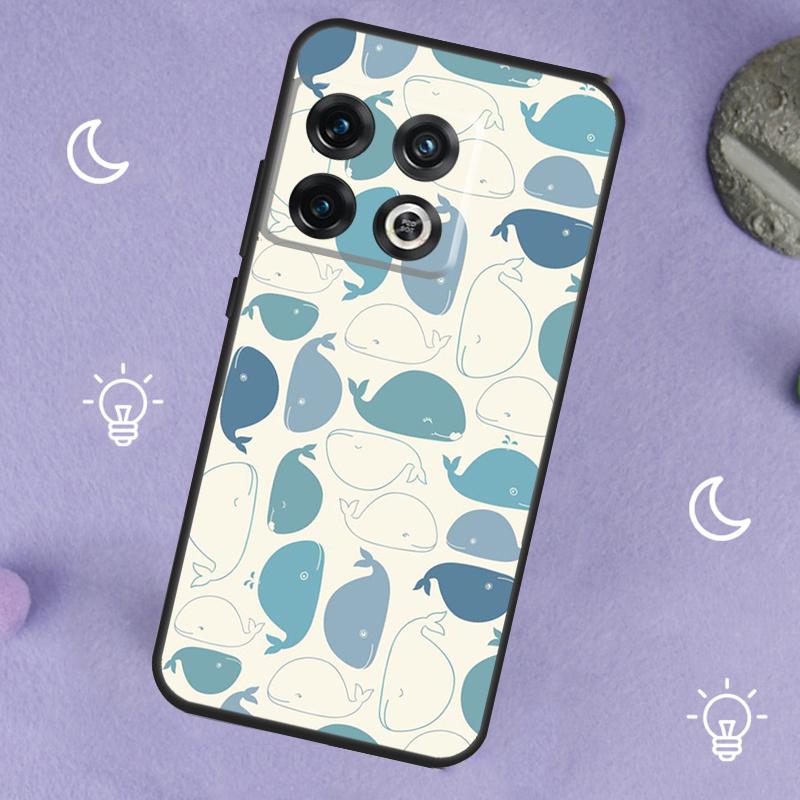 Baby Whale Case For OnePlus 13T 10T 8T 10R 12R 13R 15 13 12 11 10 9 Nord 5 CE 2 3 4 Lite N20 N30 Cover