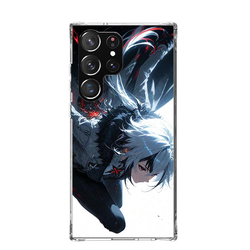 Arlecchino Genshin Impact Phone Case For Samsung Galaxy S25 Edge S24 S23 S22 S21 FE S20 Ultra S10 Plus + Art Customized Coque