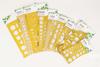 Traceease Pack of 9 Pieces, Multi-Shapes Geometry & Arrow Designing Templates- Chart Drafting