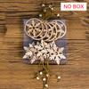 12PCS Christmas Wooden Pendants No Box Hallow Star/Angel/Tree Ornaments Home Christmas Tree Hanging Decoration Kids Gift Supply