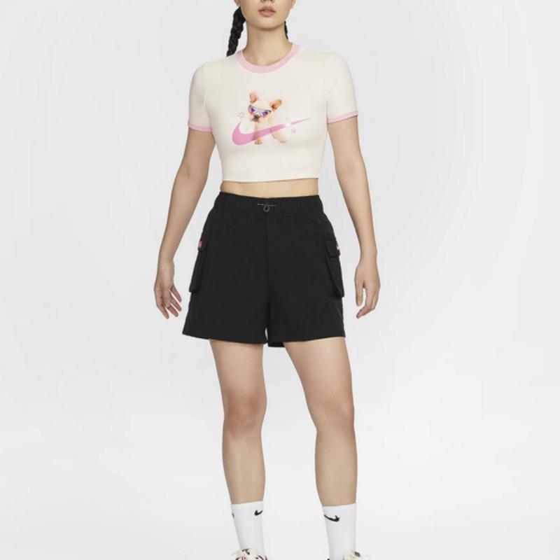 Nike T-Shirt Women's Sail Color HM4621-133