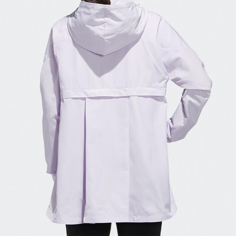 (WMNS) Adidas Wb Logo Printing Hooded Jacket Purple Women's FM9258