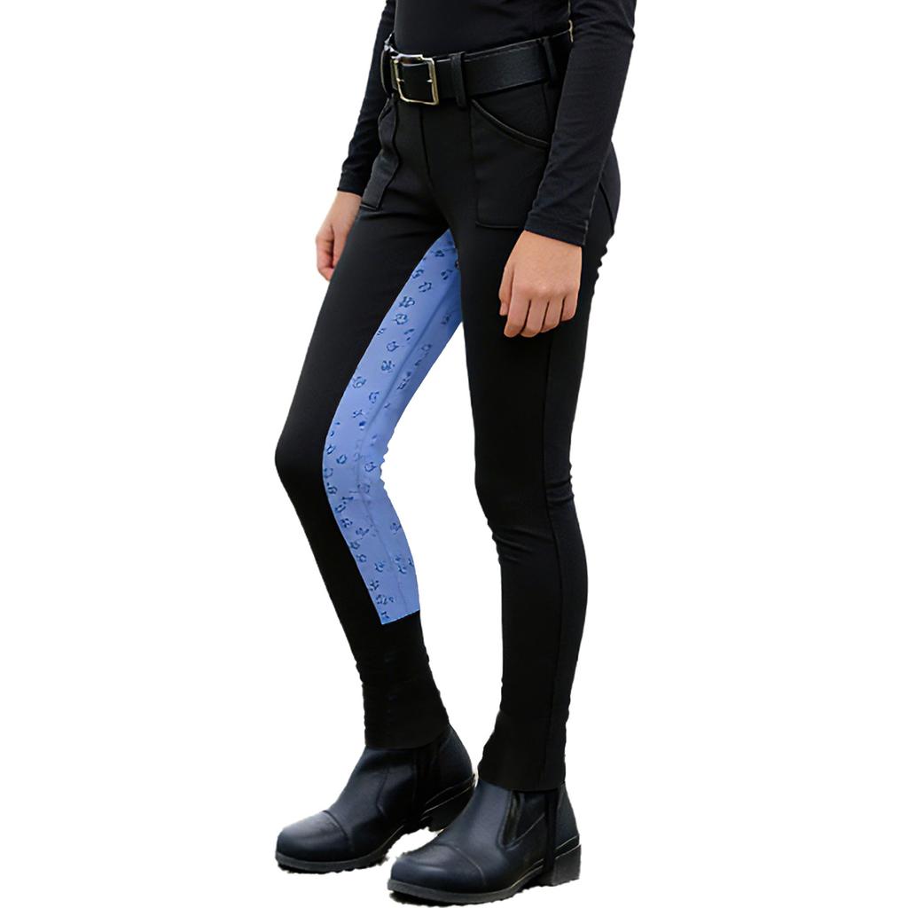 Mädchen Reithosen Reithosen Elastischer Bund Leggings Trainingshosen
