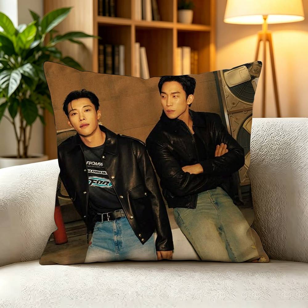KKorean Action Drama Bloodhounds Pillow Case Square DoubleSided Sofa Cushion Cover Bedroom Bedside Pillow
