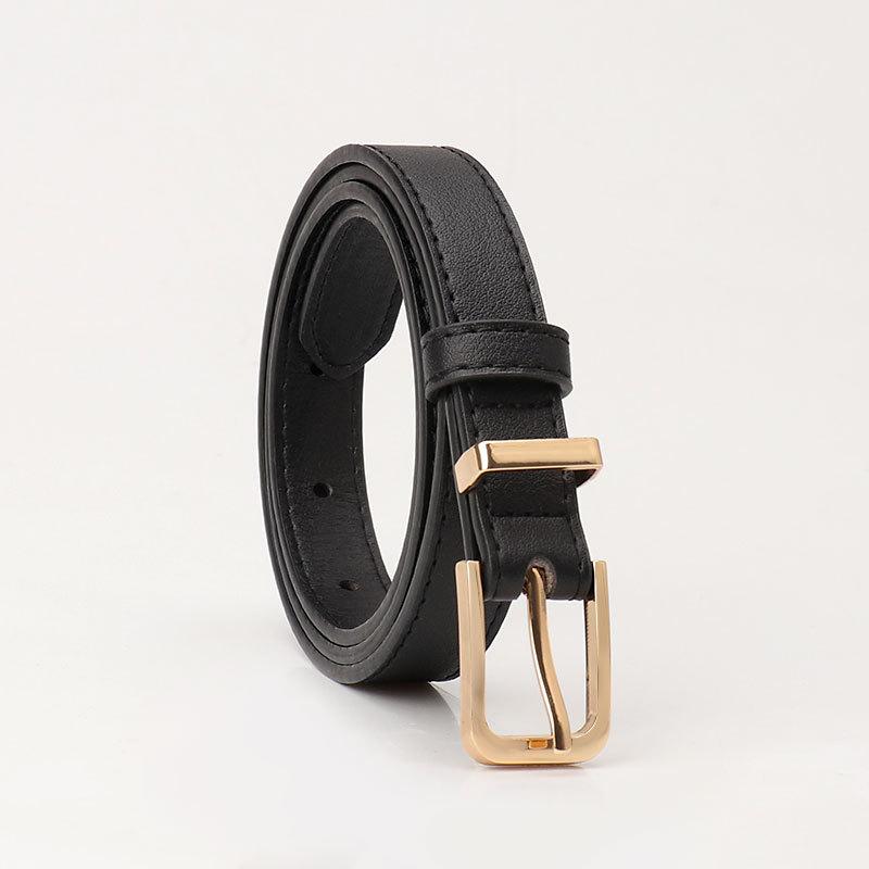 Women's belt New fashion casual belt Women's, versatile high-end simple ins style with jeans belt