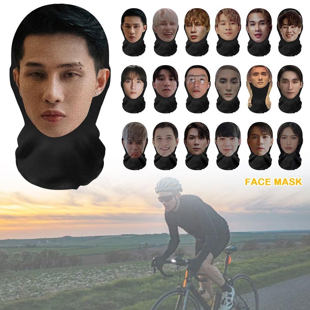 Sunscreen 3D Mask 3D Printed Party Mask Trendy Riding Bandana  Outside
