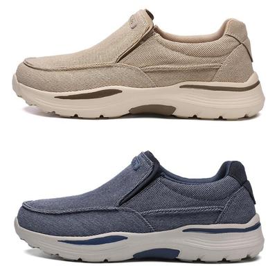 נעלי קז'ואל לגברים קנבס נעלי ספורט לגברים נעלי הליכה נוחות לגברים נעלי ספורט קלאסיות נעלי ספורט