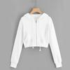 Cardigan Sweatshirt for Women Autumn and Winter Korean Style Short Hooded Korean Women's Jacket Trendy Women's Tops for Women