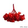 Red Theme Artificial Flower Cherry Stamen Berries Bundle DIY Christmas Decoration Wedding Cake Gift Box Wreaths Xmas Decor