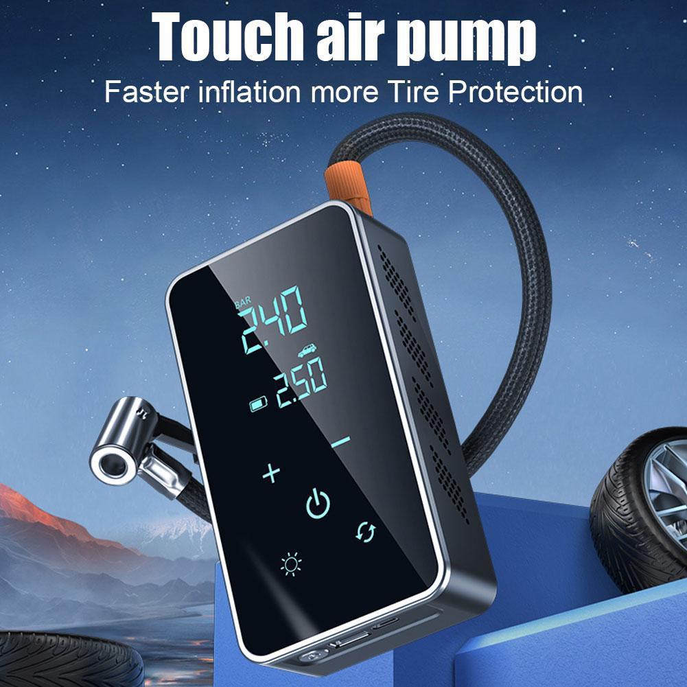 Mini Car Air Compressor 12V 150PSI Portable Car Tire Inflator Smart Digital Inflatable Pump For Car Bicycle Boat Air Pump
